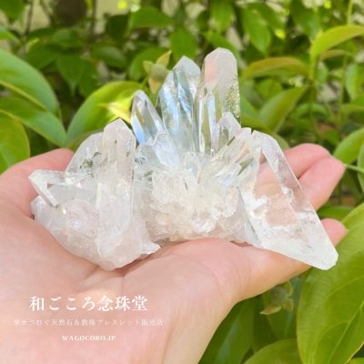 画像1: １点モノ【現品お届け】幻の水晶クラスタートマスゴンサガ産⑴約219ｇ ブラジル ミナスジェライス州 空間浄化 パワーストーン 浄化 スピリチュアル パワーストーン  4月の誕生石 原石 置物 置き物  風水インテリア